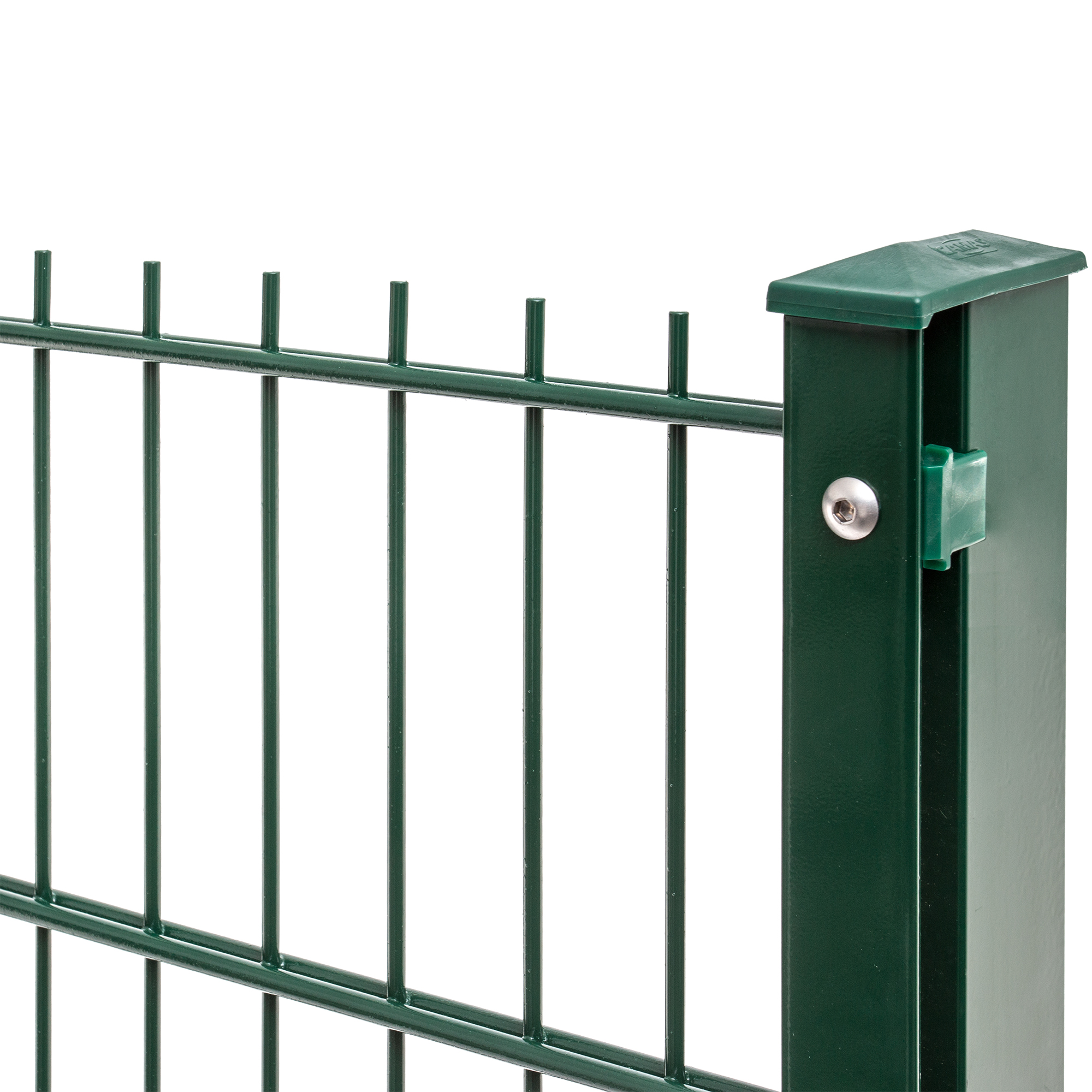  Artikelbild 2 des Artikels “Zaunpfosten Typ 1 moosgrün RAL 6005 | 1830 | Zum Einbetonieren | Standard“