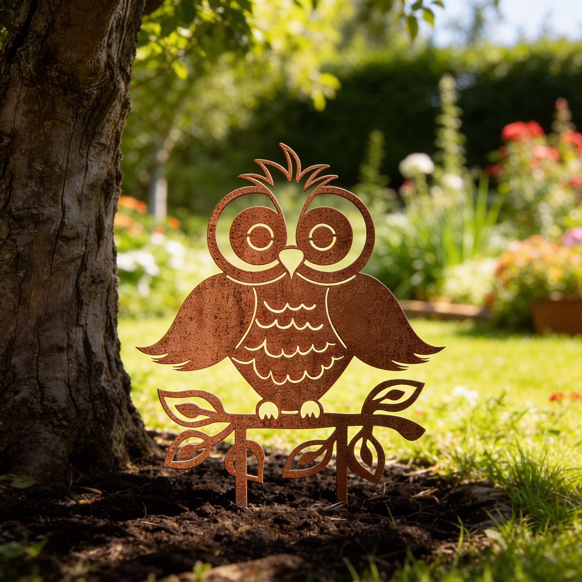 Artikelbild 2 des Artikels “Gartenstecker Eule Fenja “