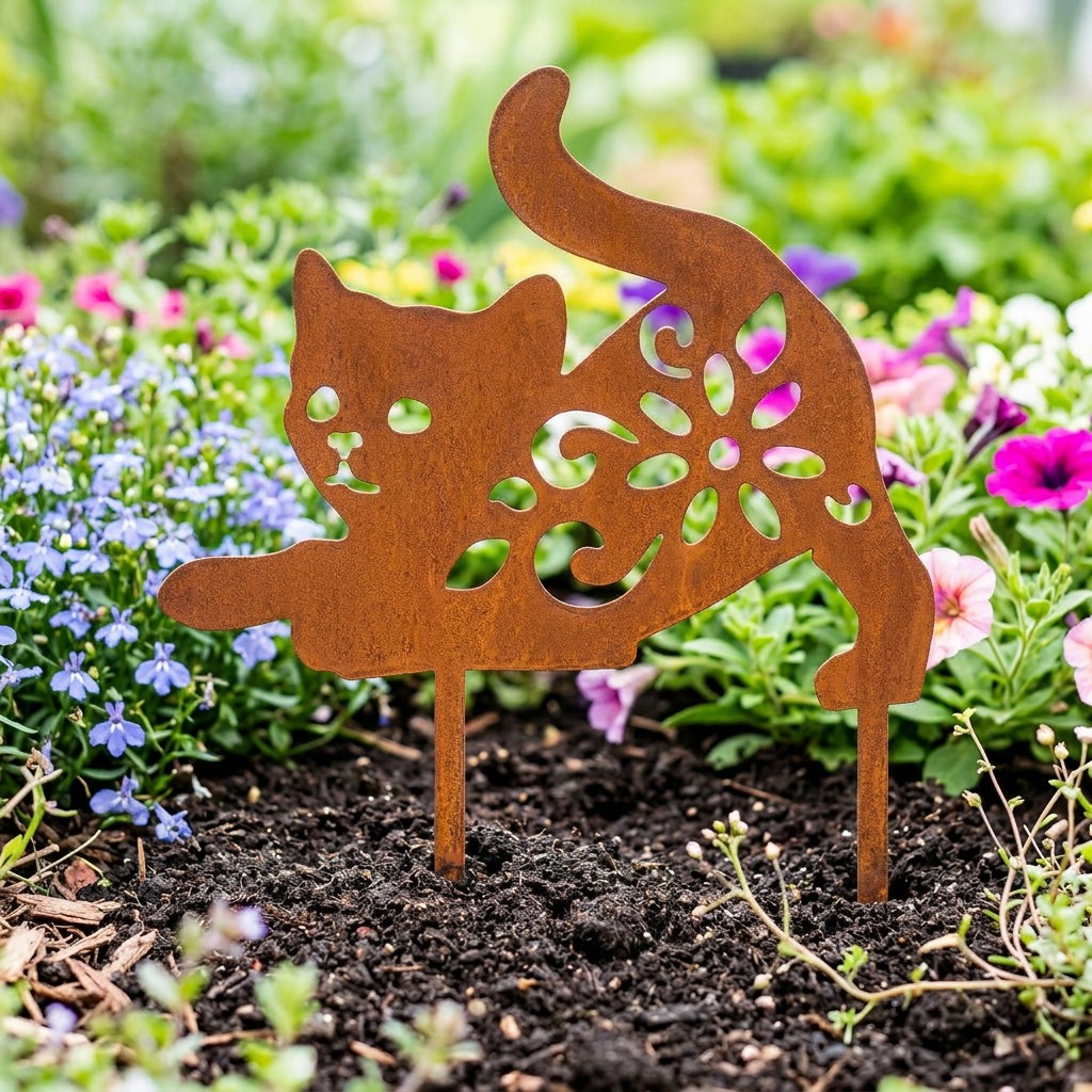 Artikelbild 2 des Artikels “Gartenstecker Katze Luna “