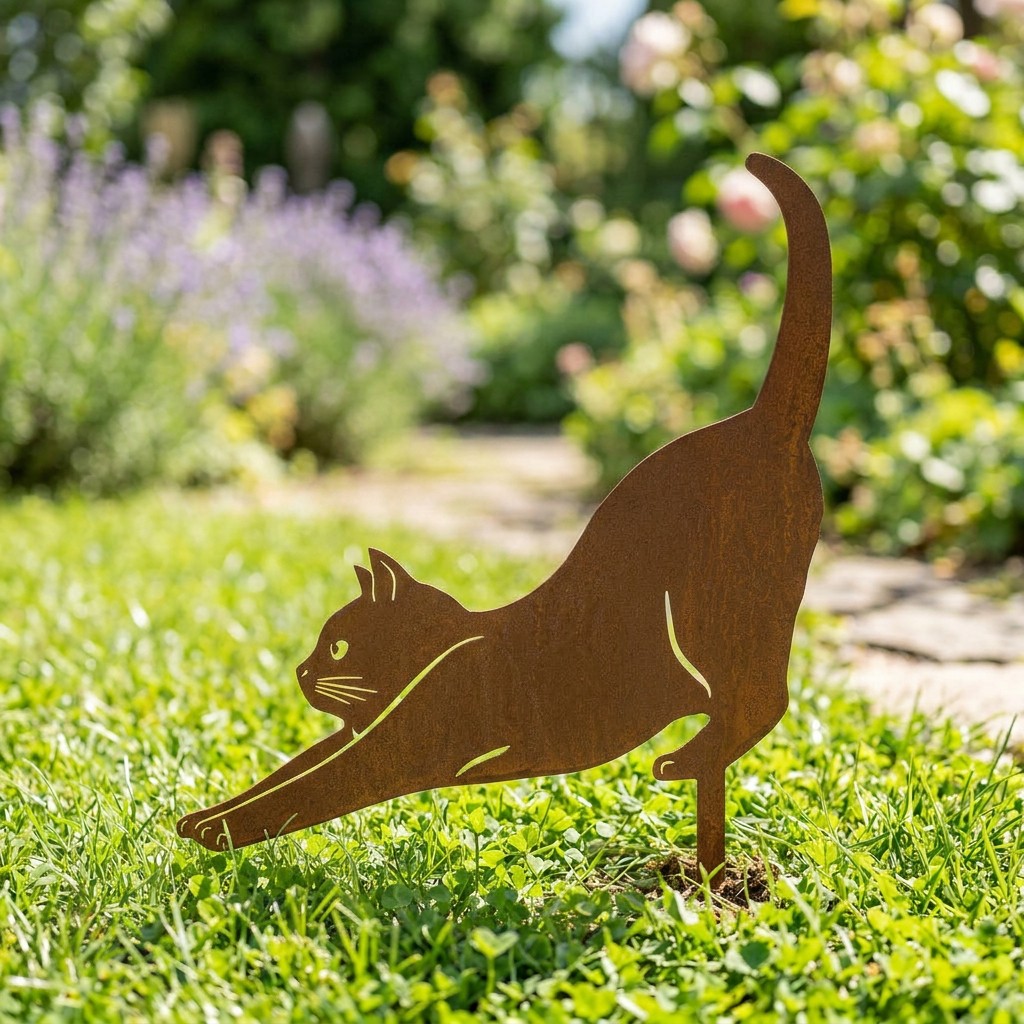 Artikelbild 2 des Artikels “Gartenstecker Katze Suki “