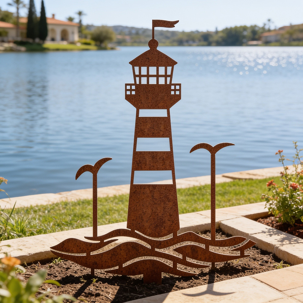 Artikelbild 2 des Artikels “Gartenstecker Leuchtturm Seewind “