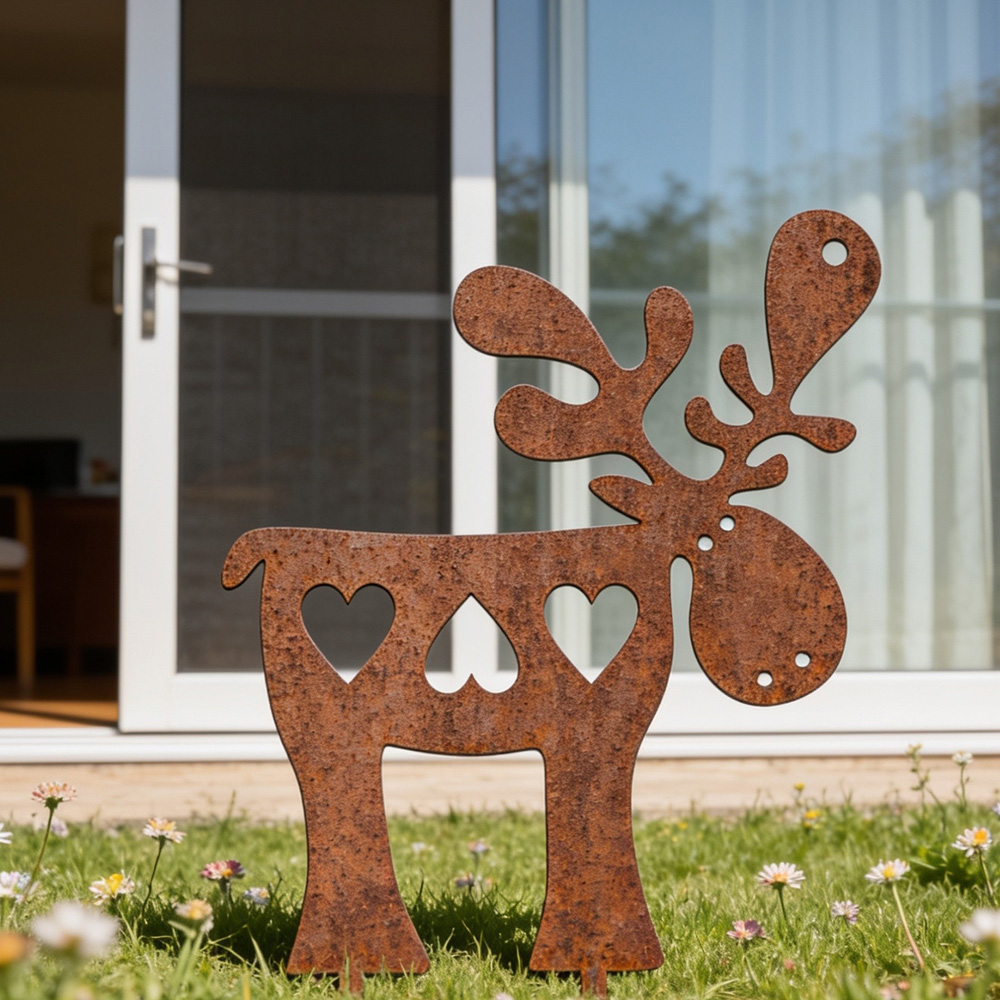 Artikelbild 2 des Artikels “Gartenstecker Rentier Piet “