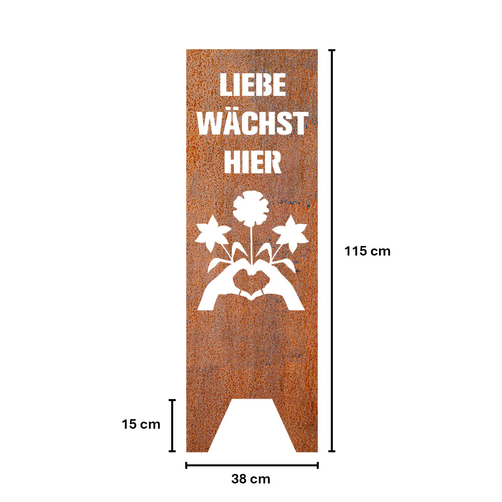 Artikelbild 2 des Artikels “Gartenstele - Liebe wächst hier “