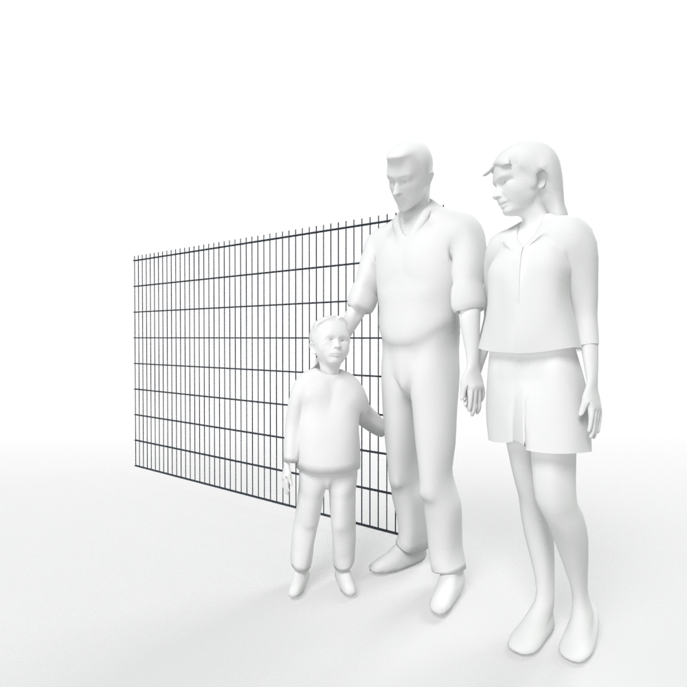  Artikelbild 3 des Artikels “DV Doppelstabmatte 6/5/6 anthrazit RAL 7016 | 1630“