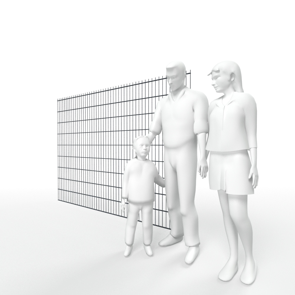  Artikelbild 3 des Artikels “Doppelstabmatte 6/5/6 anthrazit RAL 7016 | 1830“