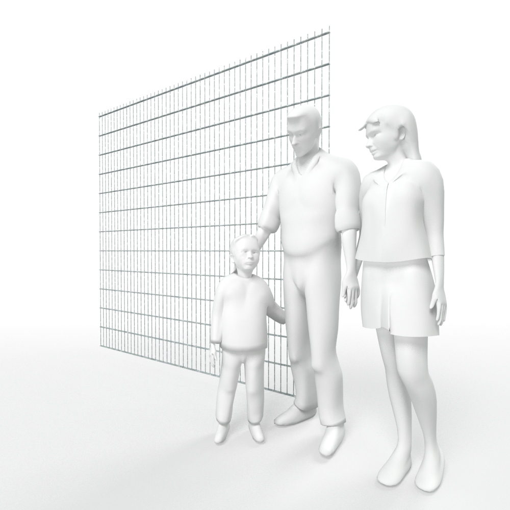 Artikelbild 3 des Artikels “Doppelstabmatte 8/6/8 feuerverzinkt | 2430 “