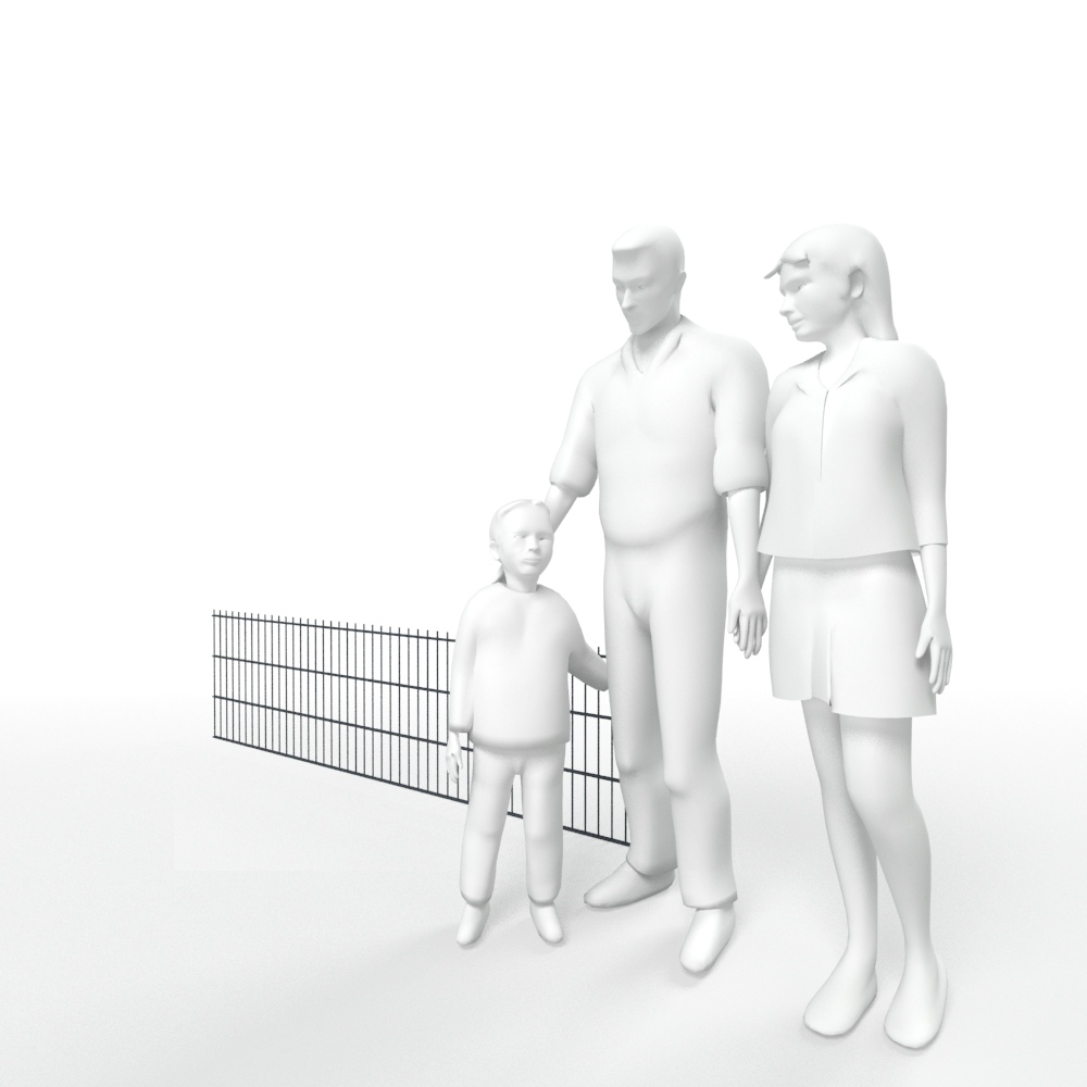  Artikelbild 3 des Artikels “Doppelstabmatte 8/6/8 anthrazit RAL 7016 | 630 “