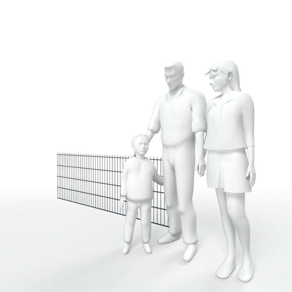  Artikelbild 3 des Artikels “Doppelstabmatte 6/5/6 anthrazit RAL 7016 | 830“