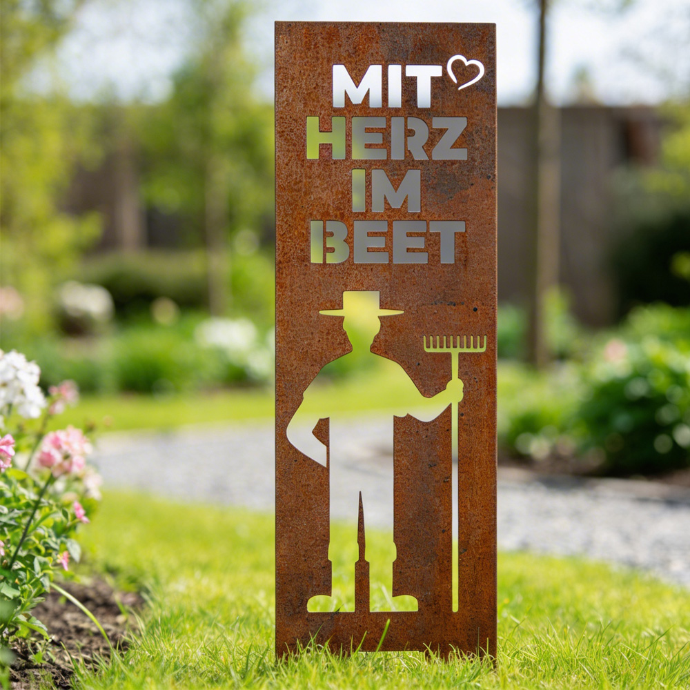 Artikelbild 3 des Artikels “Gartenstele - Mit Herz im Beet “