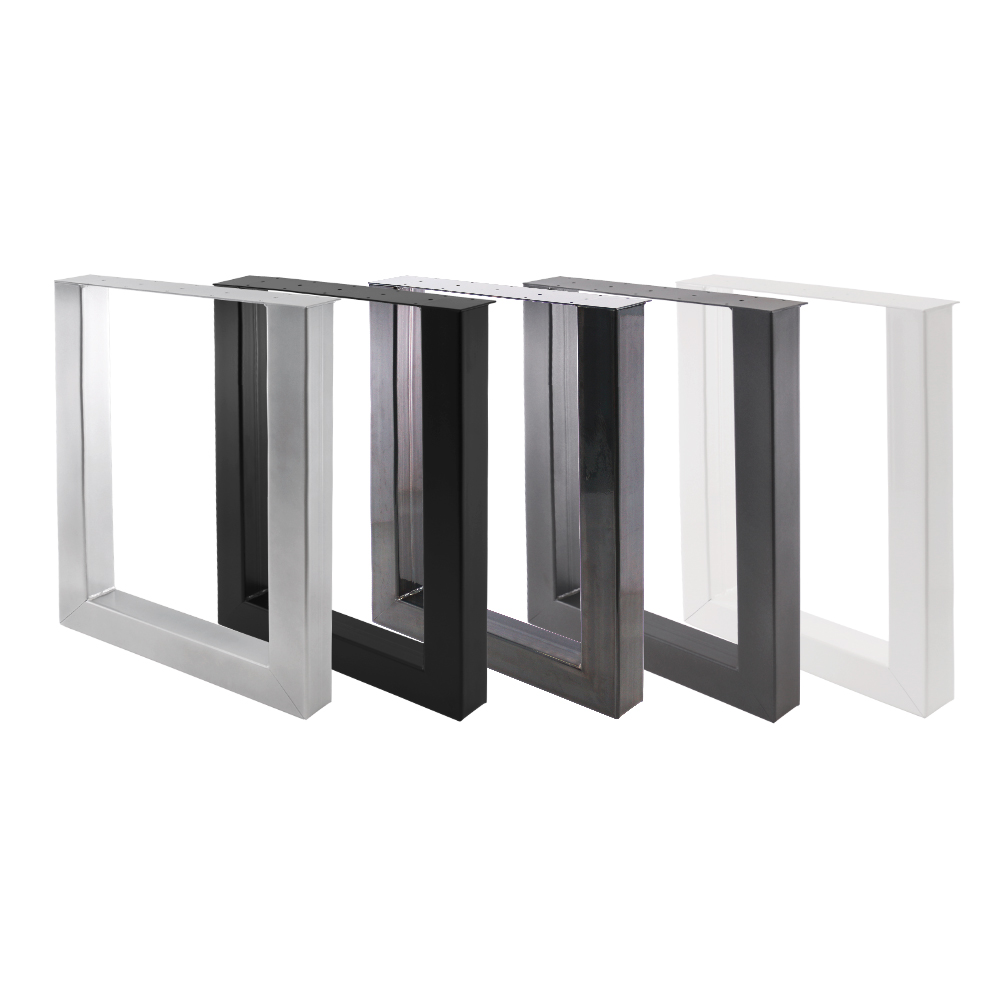  Artikelbild 4 des Artikels “Tischgestell U 80/80 Schwarz matt | Im Set (2x)“