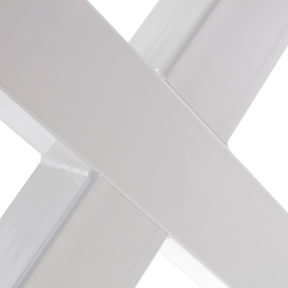  Artikelbild 4 des Artikels “Tischgestell X 100/100 Weiß glänzend | Im Set (2x)“